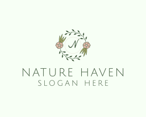 Floral Event Styling Lettermark logo design