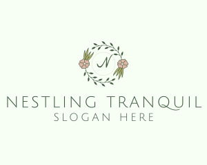 Floral Event Styling Lettermark logo design