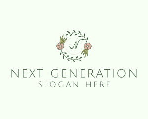 Floral Event Styling Lettermark logo design