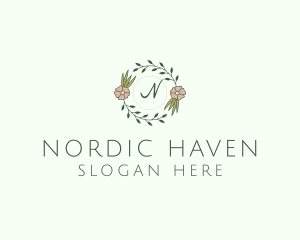 Floral Event Styling Lettermark logo design