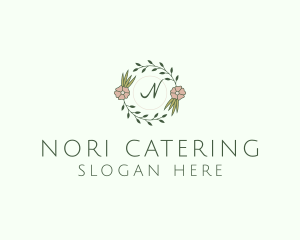 Floral Event Styling Lettermark logo design