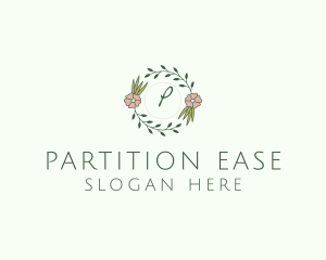 Floral Event Styling Lettermark logo design