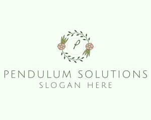 Floral Event Styling Lettermark logo design