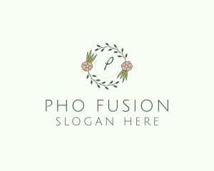 Floral Event Styling Lettermark logo design