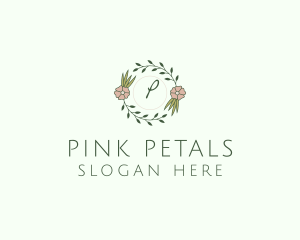 Floral Event Styling Lettermark logo design