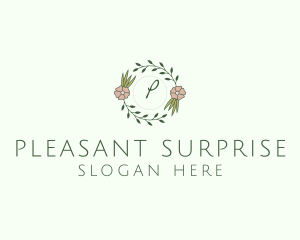 Floral Event Styling Lettermark logo design