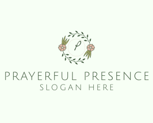 Floral Event Styling Lettermark logo design