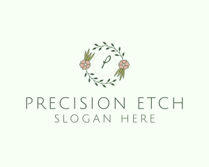 Floral Event Styling Lettermark logo design