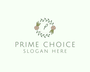 Floral Event Styling Lettermark logo design