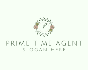 Floral Event Styling Lettermark logo design