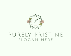 Floral Event Styling Lettermark logo design