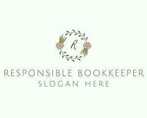 Floral Event Styling Lettermark logo design