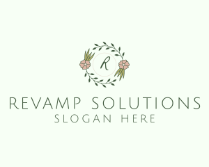 Floral Event Styling Lettermark logo design