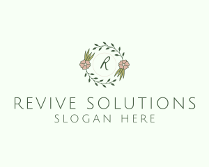 Floral Event Styling Lettermark logo design