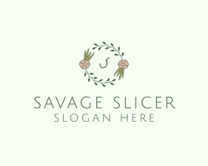 Floral Event Styling Lettermark logo design