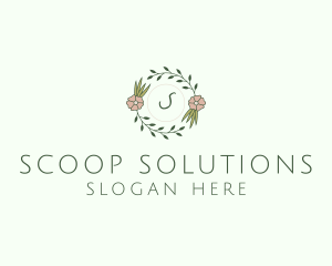 Floral Event Styling Lettermark logo design