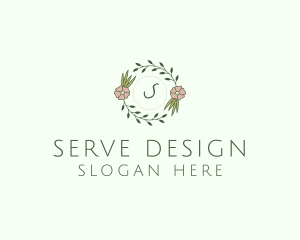 Floral Event Styling Lettermark logo design