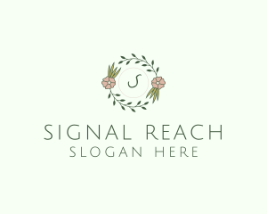 Floral Event Styling Lettermark logo design