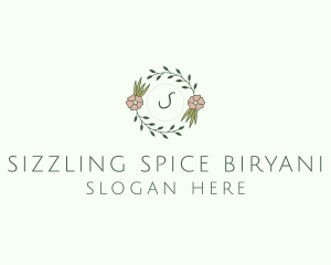 Floral Event Styling Lettermark logo design