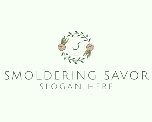 Floral Event Styling Lettermark logo design