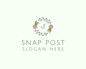 Floral Event Styling Lettermark logo design