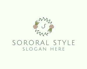 Floral Event Styling Lettermark logo design