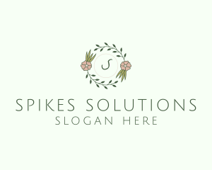 Floral Event Styling Lettermark logo design