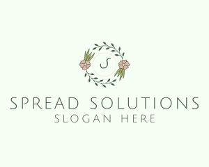 Floral Event Styling Lettermark logo design