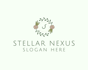 Floral Event Styling Lettermark logo design