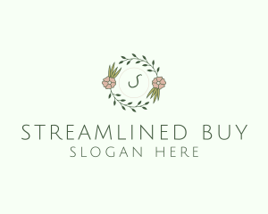 Floral Event Styling Lettermark logo design