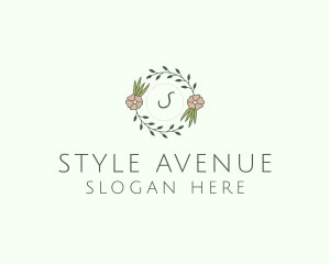 Floral Event Styling Lettermark logo design