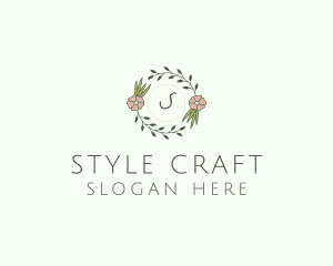 Floral Event Styling Lettermark logo design