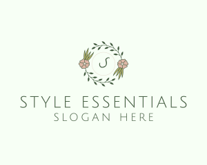 Floral Event Styling Lettermark logo design