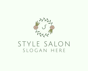 Floral Event Styling Lettermark logo design