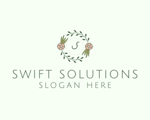 Floral Event Styling Lettermark logo design