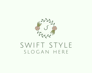 Floral Event Styling Lettermark logo design