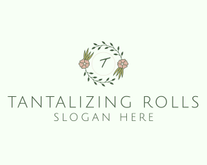 Floral Event Styling Lettermark logo design