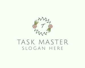 Floral Event Styling Lettermark logo design