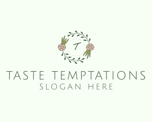 Floral Event Styling Lettermark logo design