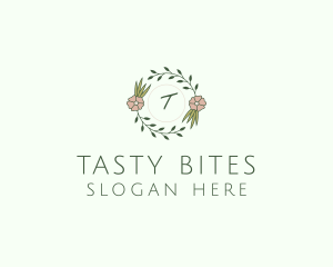 Floral Event Styling Lettermark logo design