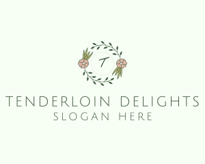 Floral Event Styling Lettermark logo design