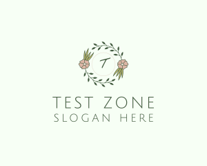 Floral Event Styling Lettermark logo design