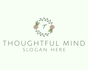 Floral Event Styling Lettermark logo design