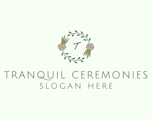 Floral Event Styling Lettermark logo design