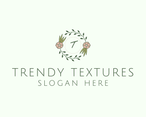 Floral Event Styling Lettermark logo design