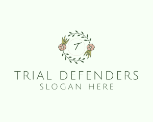 Floral Event Styling Lettermark logo design