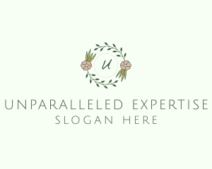 Floral Event Styling Lettermark logo design