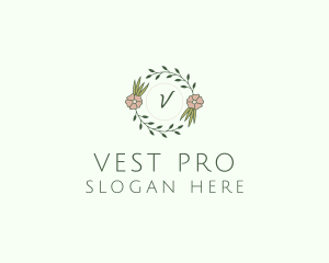 Floral Event Styling Lettermark logo design