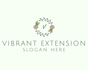 Floral Event Styling Lettermark logo design