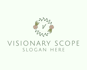 Floral Event Styling Lettermark logo design